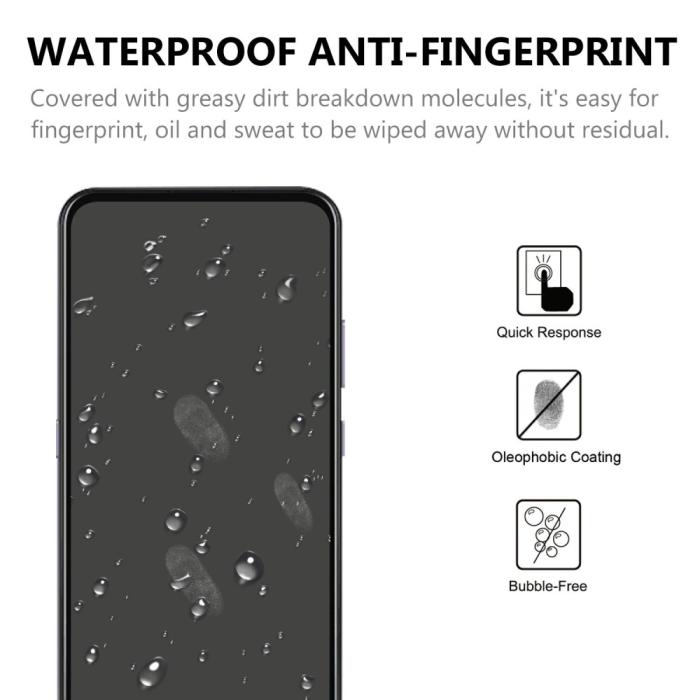 Bild 4, Nokia 5.4 / 3.4 - Premium Heltäckande Skärmskydd I Härdat Glas