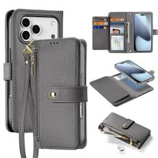 DUX DUCIS iPhone 17 Pro 2in1 Magnet Fodral Lawa Series Gr&aring;