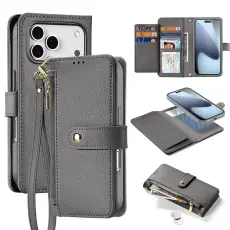 DUX DUCIS iPhone 17 Pro 2in1 Magnet Fodral Lawa Series Gr&aring;