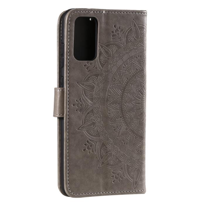 Bild 5, Huawei Y5p - Mandala Plånboksfodral - Grå