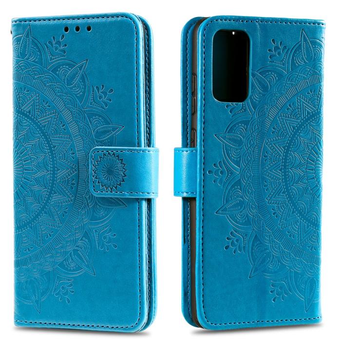 Bild 1, Huawei Y5p - Mandala Plånboksfodral - Blå
