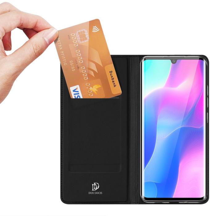 Bild 2, Xiaomi Mi Note 10 Lite - DUX DUCIS Skin Pro Plånboksfodral - Svart