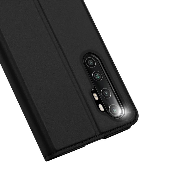 Bild 3, Xiaomi Mi Note 10 Lite - DUX DUCIS Skin Pro Plånboksfodral - Svart