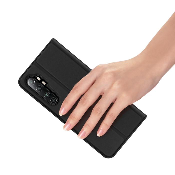 Bild 5, Xiaomi Mi Note 10 Lite - DUX DUCIS Skin Pro Plånboksfodral - Svart