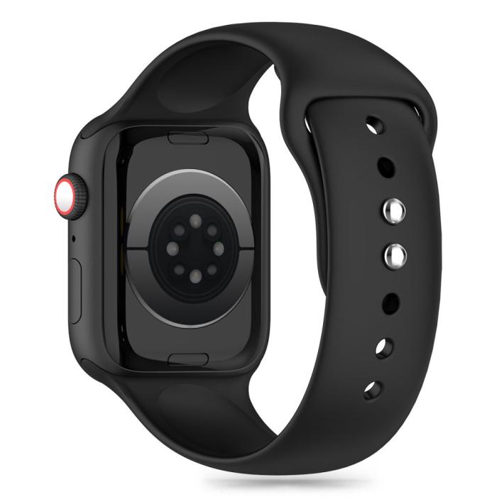 Bild 3, Tech-Protect Apple Watch 38/40/41/42 mm Armband Silikon Black