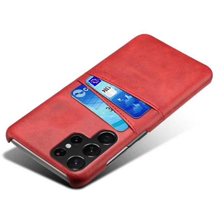 Bild 3, Samsung Galaxy S22 Ultra Skal Kortfack Röd