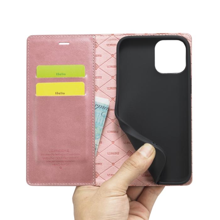 Bild 6, LC.IMEEKE iPhone 14 Plus Fodral Flip Roséguld