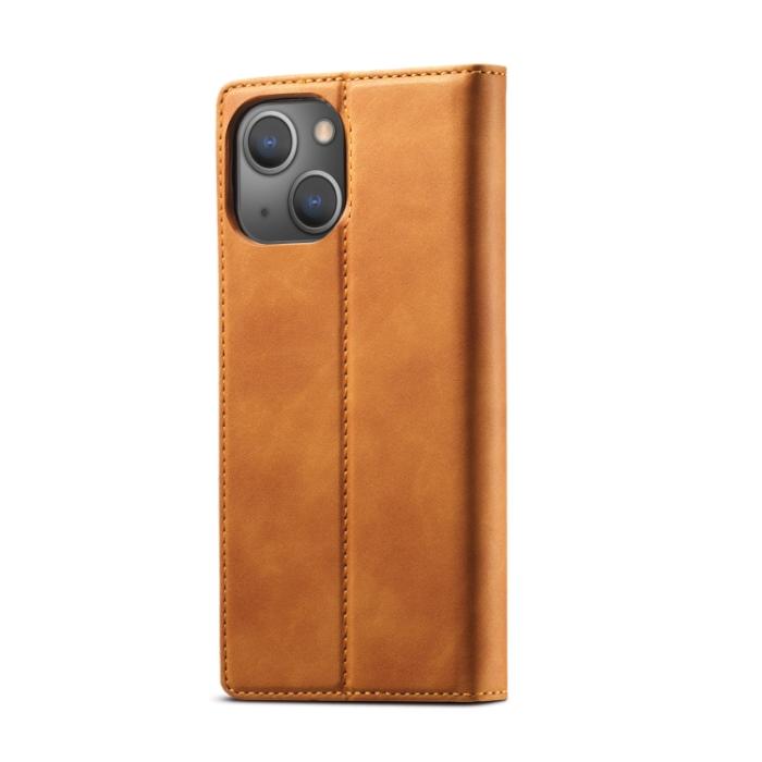 Bild 3, LC.IMEEKE iPhone 14 Plus Fodral Flip Brun