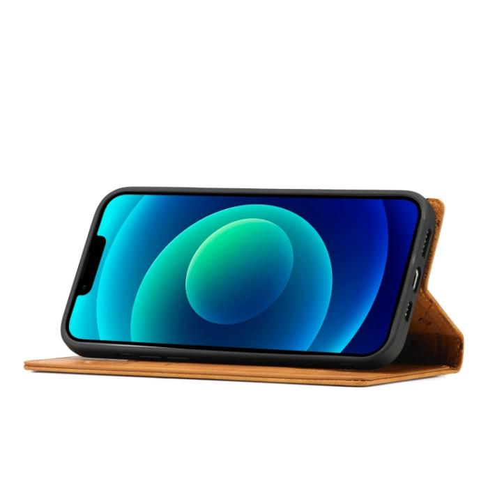 Bild 5, LC.IMEEKE iPhone 14 Plus Fodral Flip Brun