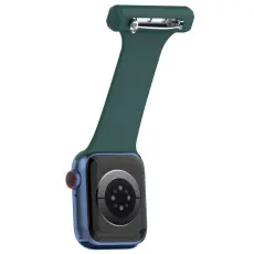 Apple Watch 38/40/41/42 mm Rem Sjuksk&ouml;terska Svartgr&ouml;n
