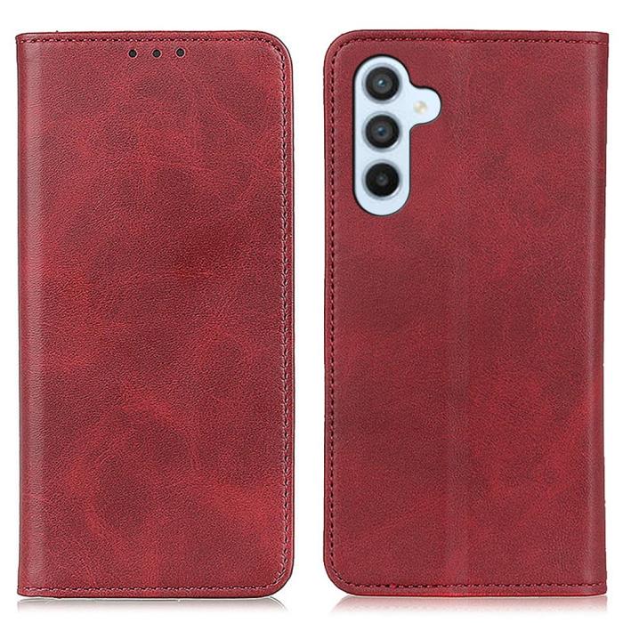 Bild 1, Samsung Galaxy A35 5G Fodral Split Läder Röd