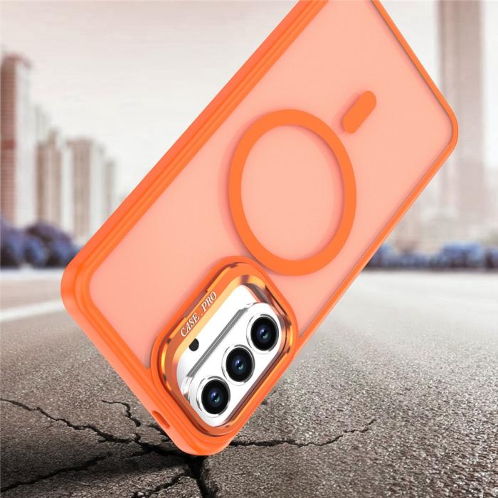 Bild 5, Samsung Galaxy A57 5G Skal MagSafe Kickstand Orange