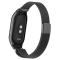 Milanese Loop Metall Armband Xiaomi Smart Band 8 Svart