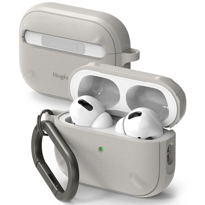 Bild 1, Ringke Apple AirPods Pro 1/2 Skal Onyx Ljus Grå