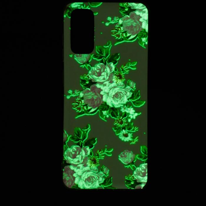 Bild 4, Samsung Galaxy A33 5G Skal Glow-in-dark Blommor