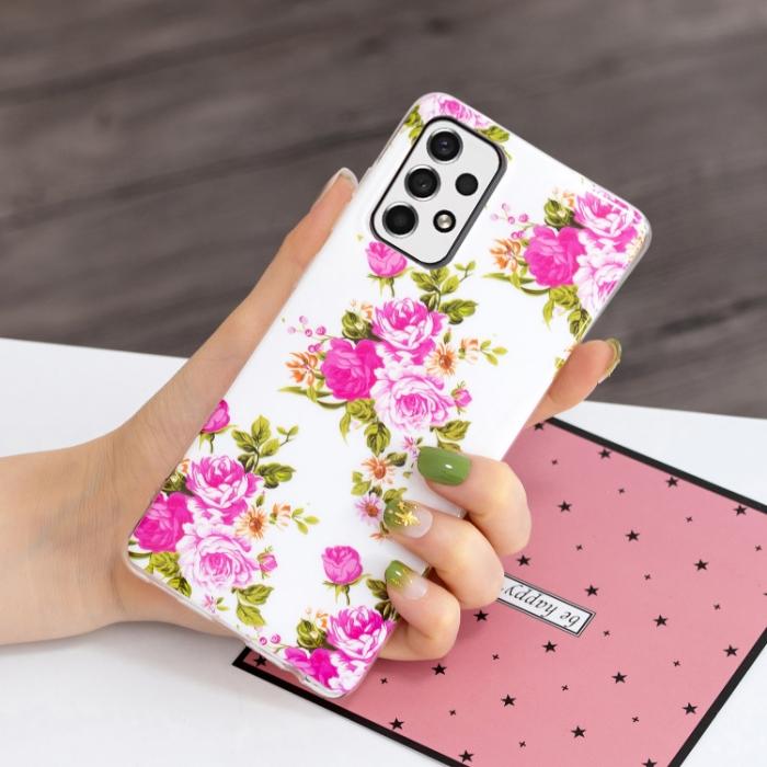 Bild 5, Samsung Galaxy A33 5G Skal Glow-in-dark Blommor