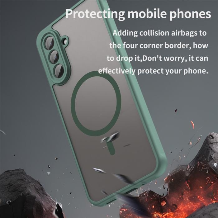 Bild 5, Samsung Galaxy A17 Skal MagSafe Hybrid Grön