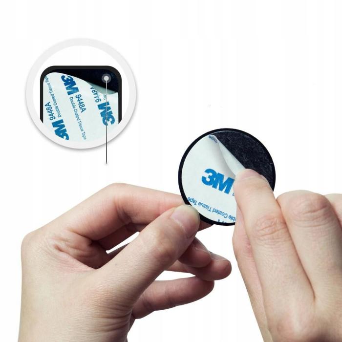 Bild 4, Spigen 4-PACK Magnetisk Metallplatta Svart
