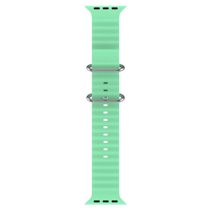 Bild 3, Apple Watch 42/44/45/49 mm Armband Ocean Wave Pistasch