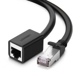 UGREEN 0.5m RJ45 Cat6 Förlängningskabel LAN Hane - Hona Svart