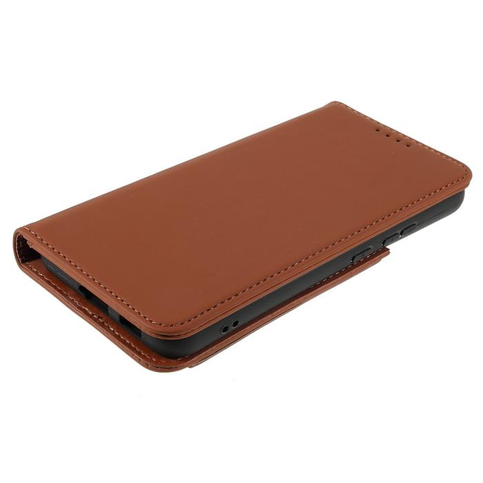 Bild 4, Samsung Galaxy S22 Plus Fodral Flip Med Kortfack Brun