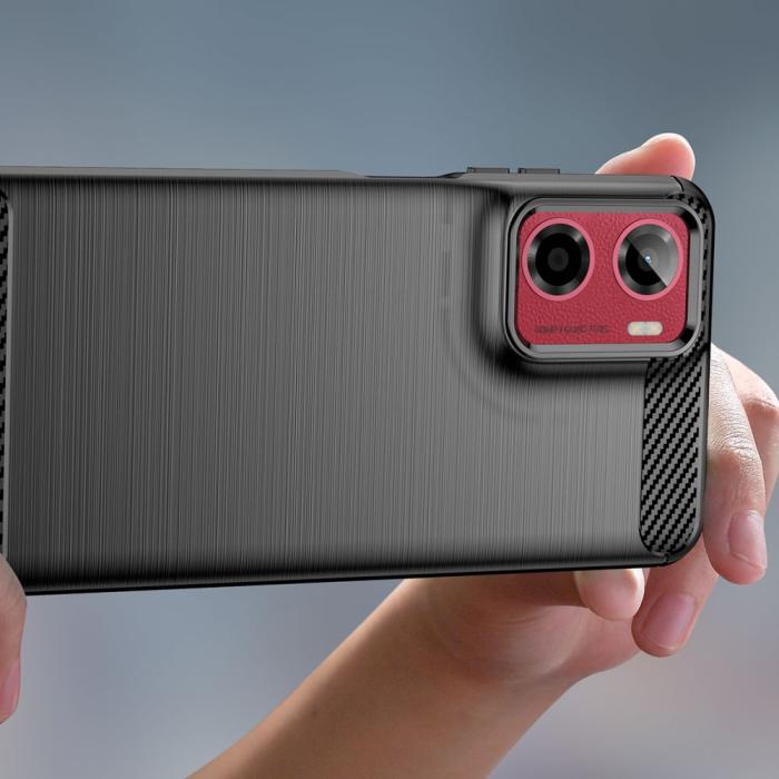 Bild 4, Tech-Protect Motorola Moto G05 Skal TPU Carbon Svart