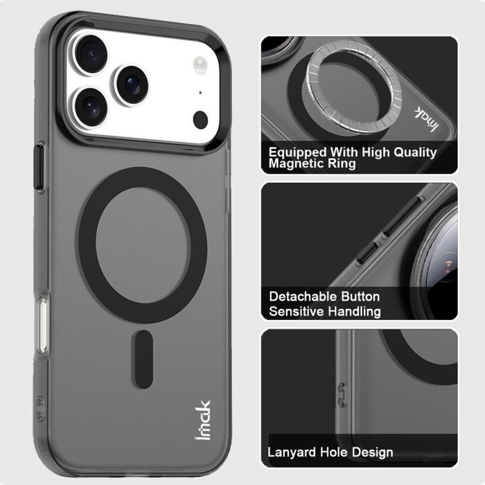 Bild 4, IMAK iPhone 17 Pro Max Skal MagSafe Anti Drop Svart