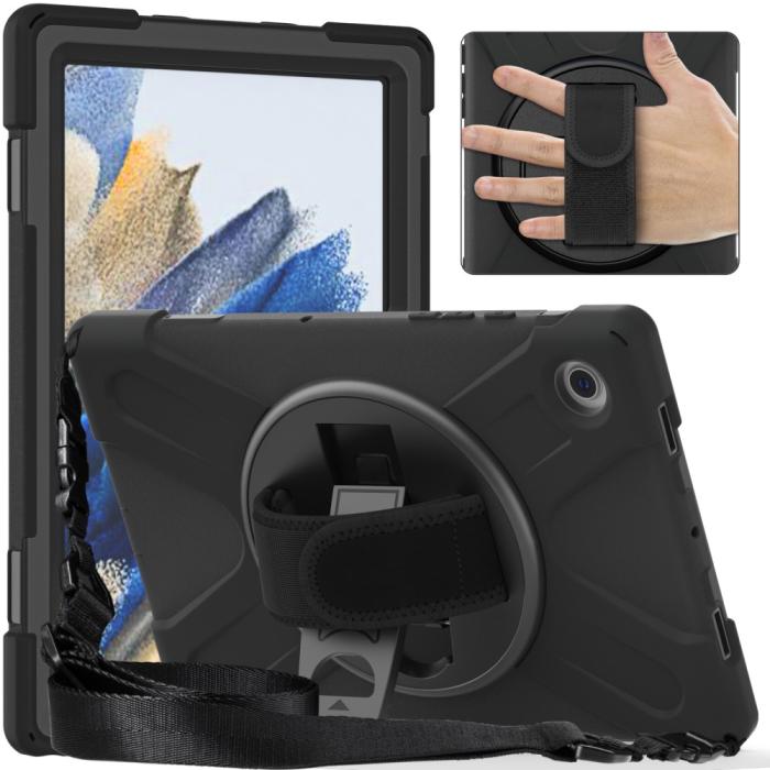 Bild 5, Galaxy Tab A8 10.5 Roterande X-Shape Hybrid Skal