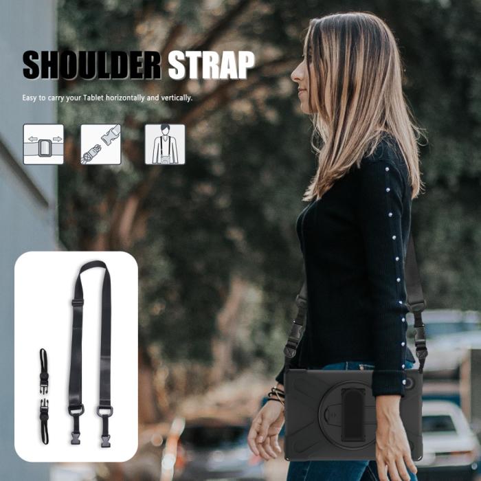 Bild 6, Galaxy Tab A8 10.5 Roterande X-Shape Hybrid Skal