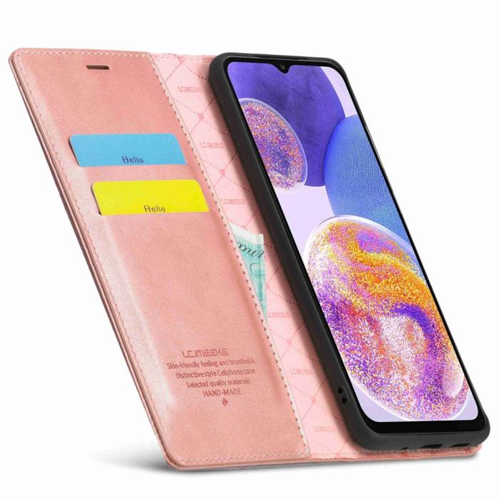 Bild 2, LC.IMEEKE Samsung Galaxy A23 5G Fodral Flip Läder Roséguld