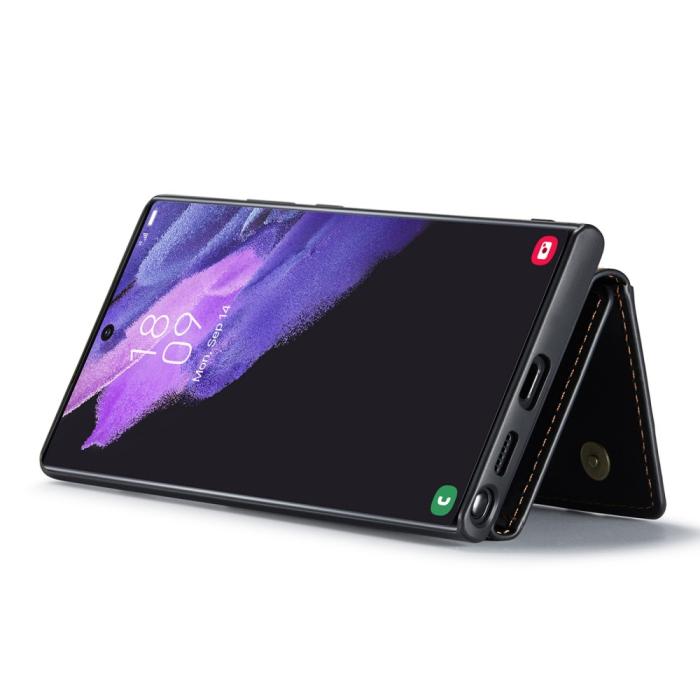 Bild 2, DG.MING Galaxy S23 Ultra Skal Med Magnetisk Plånbok Svart