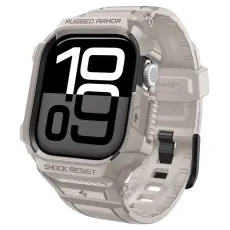Spigen Apple Watch 11/10 42 mm Skal/Armband Rugged Armor 'Pro'