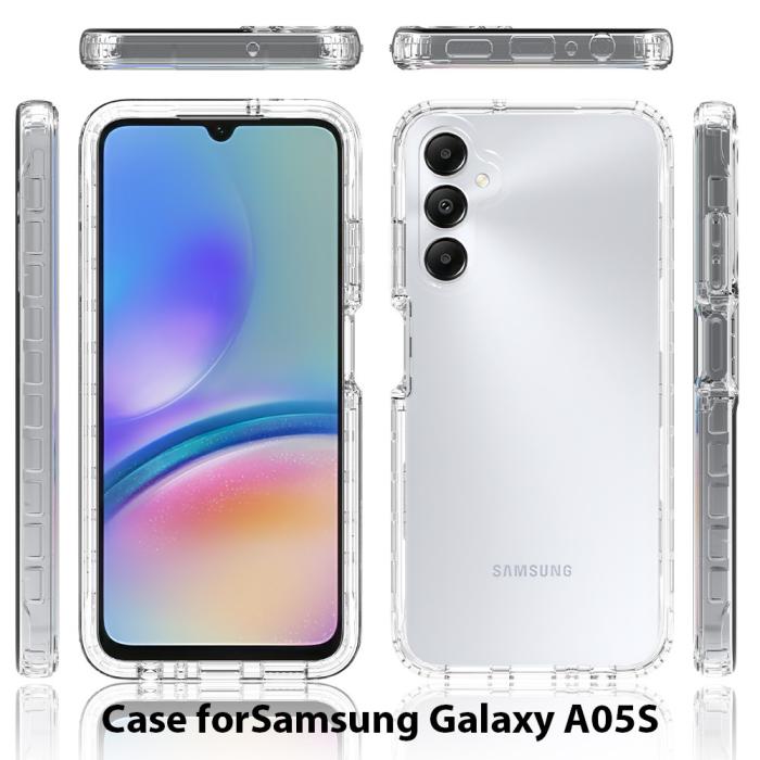 Bild 6, Samsung Galaxy A05s 4G 360° Shockproof Hybrid Skal Transparent