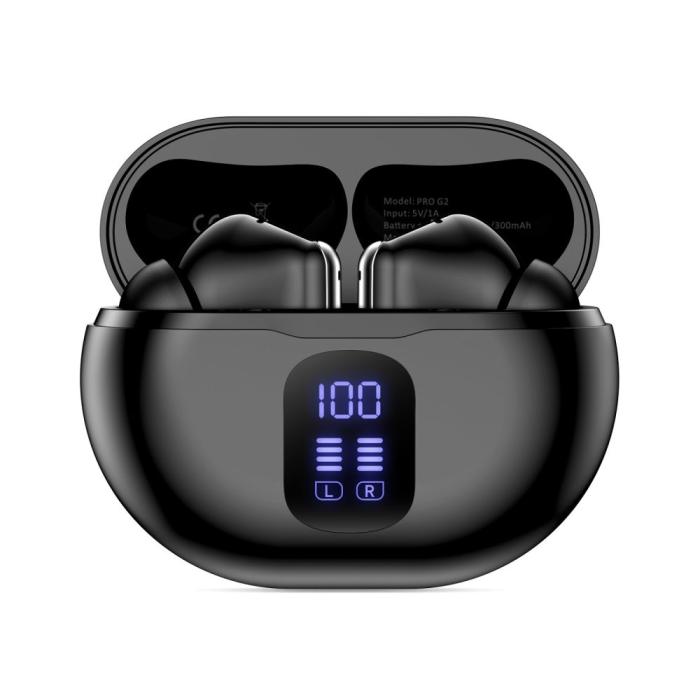 Bild 3, Tech-Protect Hörlurar In-Ear UltraBoost TWS Svart