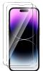2-Pack iPhone 14 Pro Max Sk&auml;rmskydd i H&auml;rdat glas