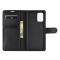 OnePlus 8T / 8T+ - Litchi Läder Fodral - Svart