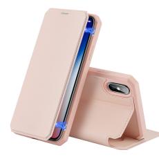 iPhone X/Xs - DUX DUCIS Shockproof Plånboksfodral - Roséguld