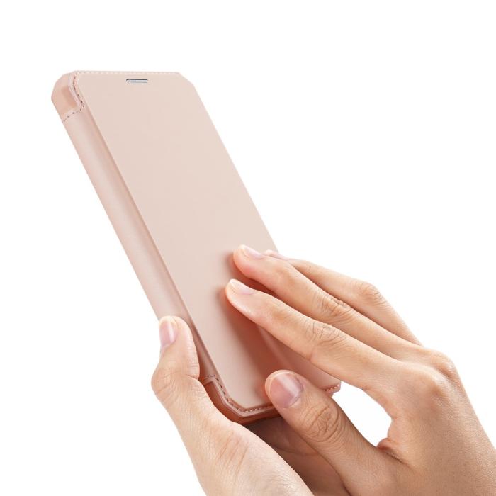 Bild 2, iPhone X/Xs - DUX DUCIS Shockproof Plånboksfodral - Roséguld