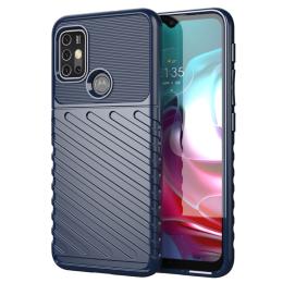 Motorola Moto G10/G20/G30 - Twill Textur Skal - Blå