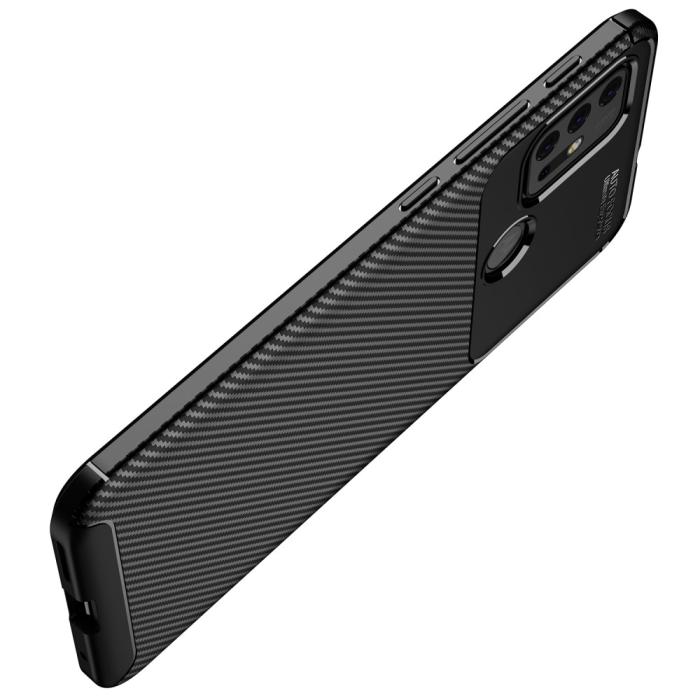 Bild 5, Motorola Moto G10/G20/G30 - Kolfiber Textur Skal - Svart