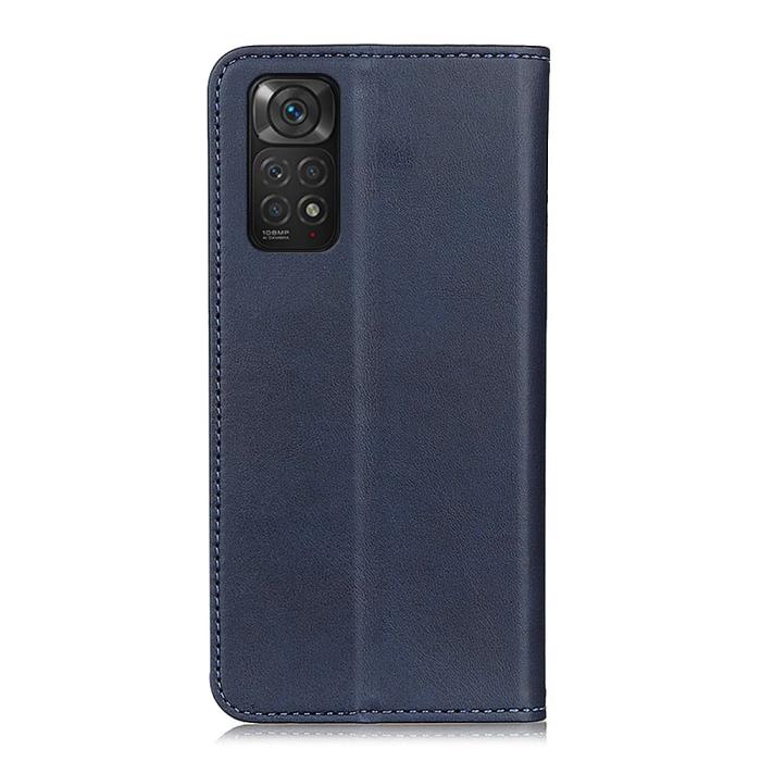 Bild 3, Xiaomi Redmi Note 11 4G Fodral Flip Läder Blå