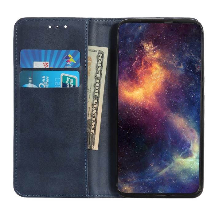 Bild 4, Xiaomi Redmi Note 11 4G Fodral Flip Läder Blå