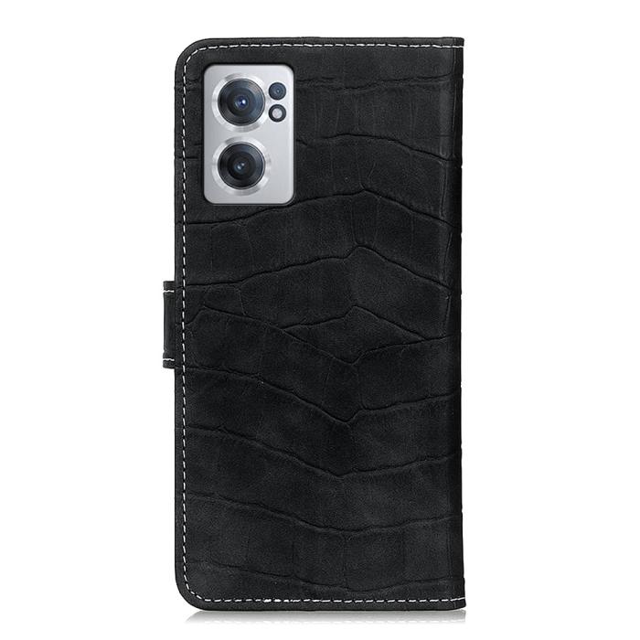Bild 3, OnePlus Nord CE 2 5G Fodral Krokodil Textur Svart