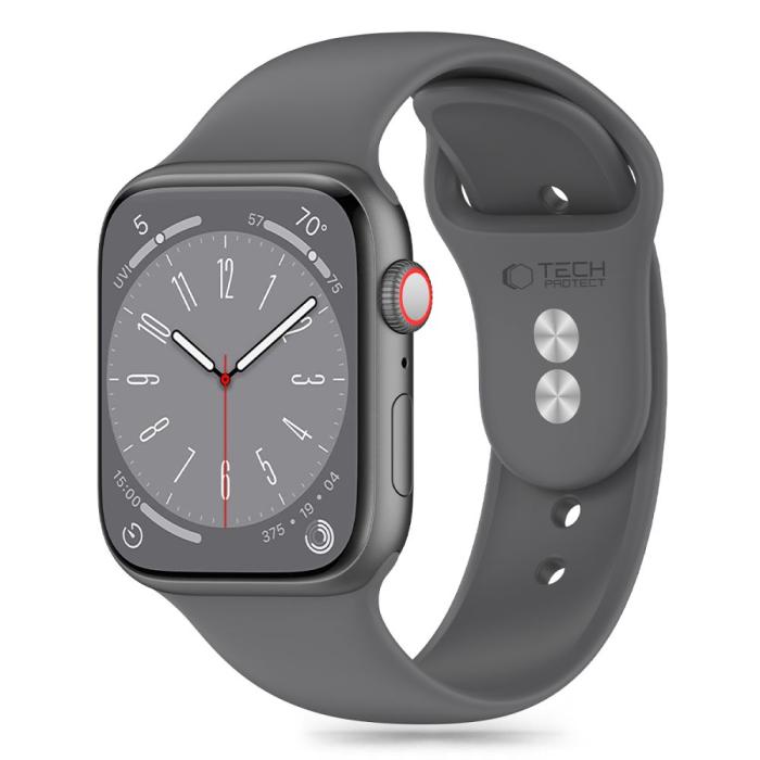 Bild 1, Tech-Protect Apple Watch 42/44/45/46/49 mm Armband Silikon Clay