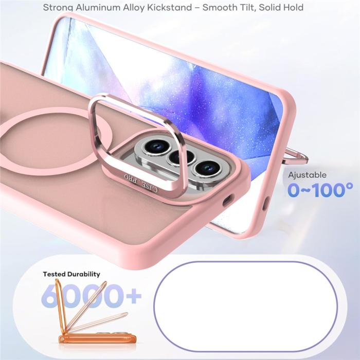 Bild 4, Samsung Galaxy A57 5G Skal MagSafe Kickstand Rosa