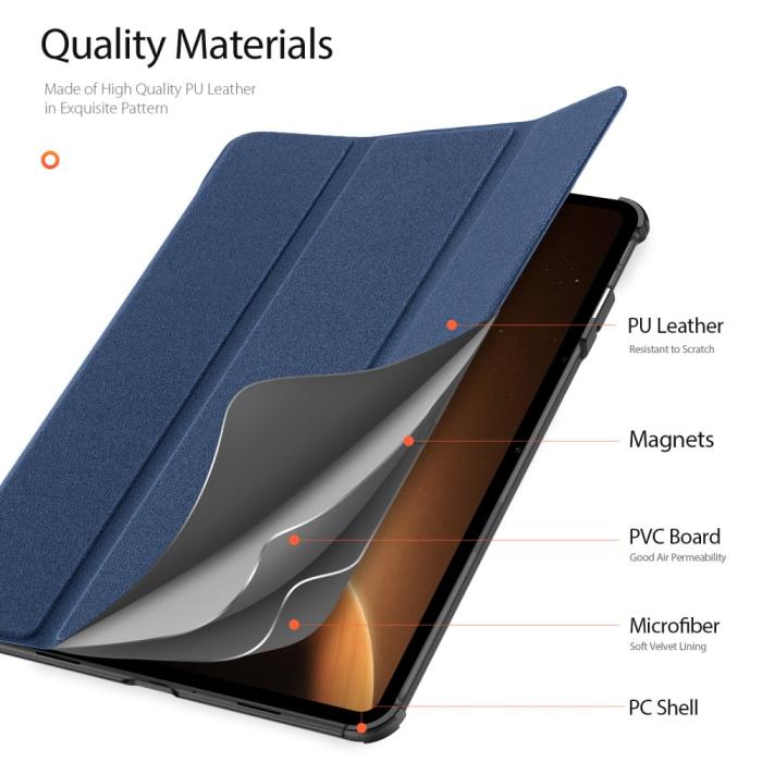 Bild 5, DUX DUCIS OnePlus Pad Fodral Domo Series Tri-Fold Blå