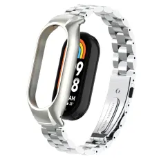 Xiaomi Smart Band 9/8 Lyxigt Metallarmband Silver