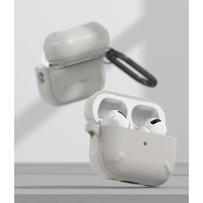 Bild 4, Ringke Apple AirPods Pro 1/2 Skal Onyx Ljus Grå