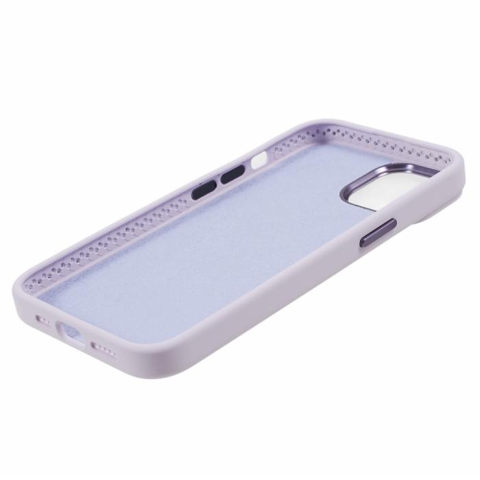 Bild 6, iPhone 15 Skal Liquid Silikon AluLens Ljus Lila