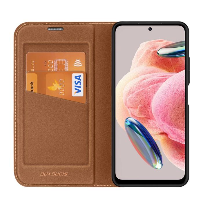 Bild 2, DUX DUCIS Xiaomi Redmi Note 12 4G Fodral Skin X2 Premium Brun